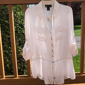 Lane Bryant Button down blouse